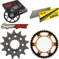 Kettensatz Stealth gold für: Gas Gas EC250 18- 13-49-114 DID520VX3 Niet