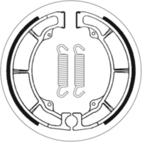 Bremsbelag Bremsbacken SBS 2038