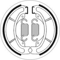 Bremsbelag Bremsbacken SBS 2082