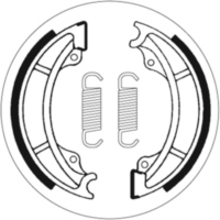 Bremsbelag Bremsbacken SBS 2122