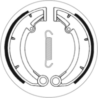 Bremsbelag Bremsbacken SBS 2171