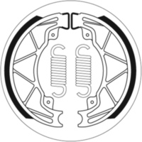 Bremsbelag Bremsbacken SBS 2205