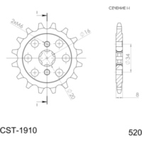Ritzel Supersprox 520/14Z 46202-14