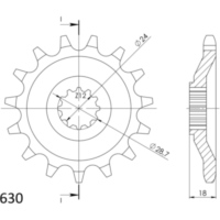 Ritzel Supersprox 630/16Z 24802-16
