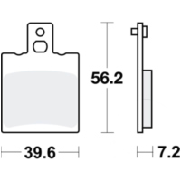 Bremsbeläge Bremsklotz Standard TRW MCB775
