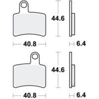 Bremsbeläge Bremsklotz Standard TRW MCB852