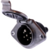 Steckdose 7-polig Alu 24V 001020018