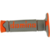 Lenkergriffe Griffgummi grau/orange Domino