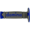 Lenkergriffe Griffgummi grau/blau Domino