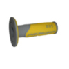 Lenkergriffe Griffgummi grau/gelb