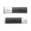 Lenkergriffe Griffgummi alu silber