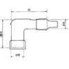 Zündkerzenstecker LD05F schwarz NGK