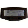 Geschwindigkeitsmesser, Anzeigeeinheit ACE-1500 Digitaler Motorrad Tachometer mit Balkengrafik Drehzahlmesser, Tankanzeige und LED Schaltwarnung, Display Weiss