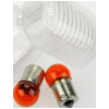 Blinkerglas KLAR/BIRNE ORANGE, PAAR für: DUCATI/ TRIUMPH/ KTM, E-GEPR