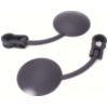 Lenkerspiegel Spiegel rechts u. links schwarz (Paar) Enduro für 22mm Lenker