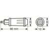 DIN-Stecker für Zigarrenanzünder , 12/24V