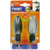 Twist LED Blinkerset carbon Design 12V