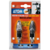 Atom LED Miniblinker Set 12V - Carbon Design - E-Geprüft