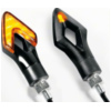 LED Blinker Set LUM, schwarz 12V