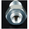 Variofitting M10 x 1,00, Außengewinde fest, Konus 90° = Konvex + Konkav, Aluminium