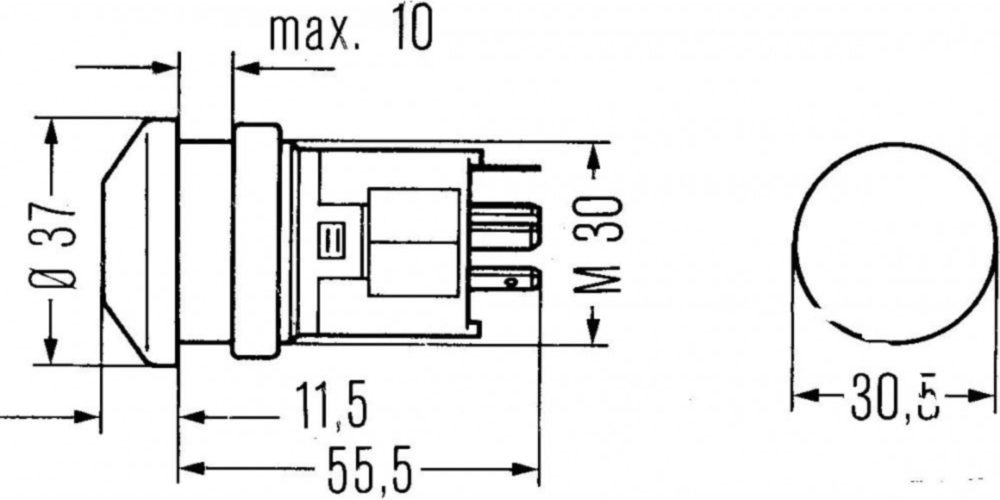 Warnblinkanlagenschalter