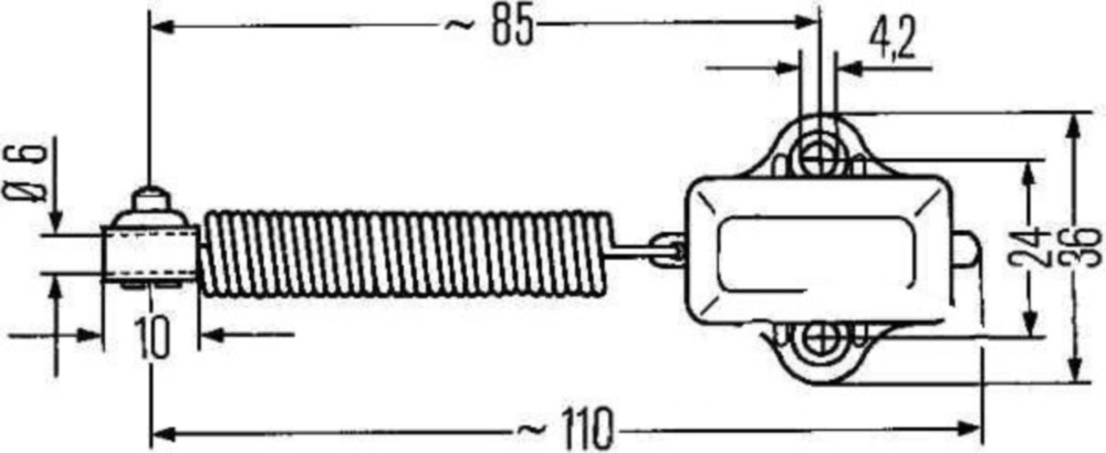 Bremslichtschalter 6DD001551011