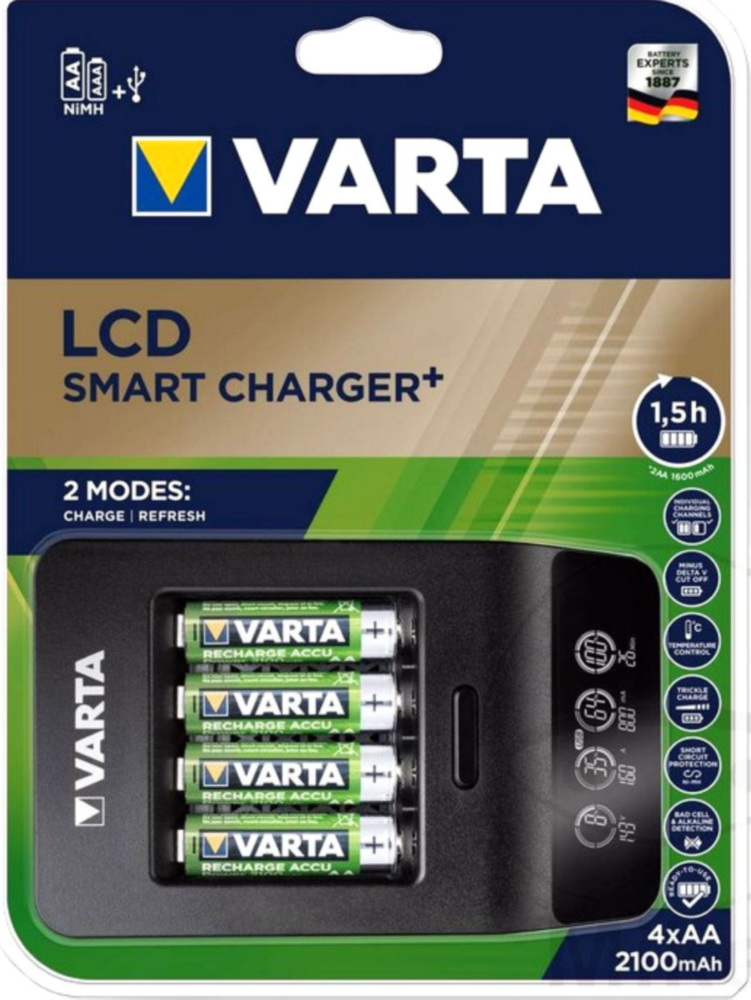 Akku Ladegerät LCD Smart+