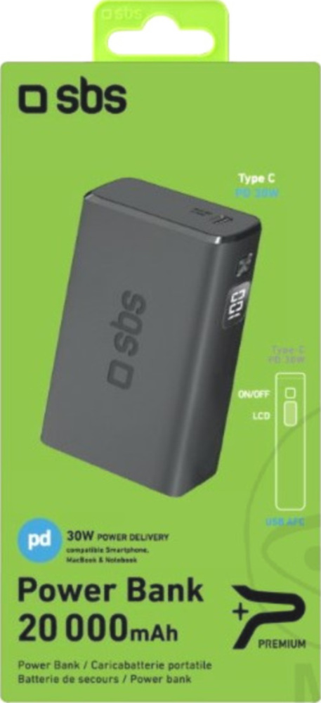 Powerbank 20.000 mAh SBS 1112001