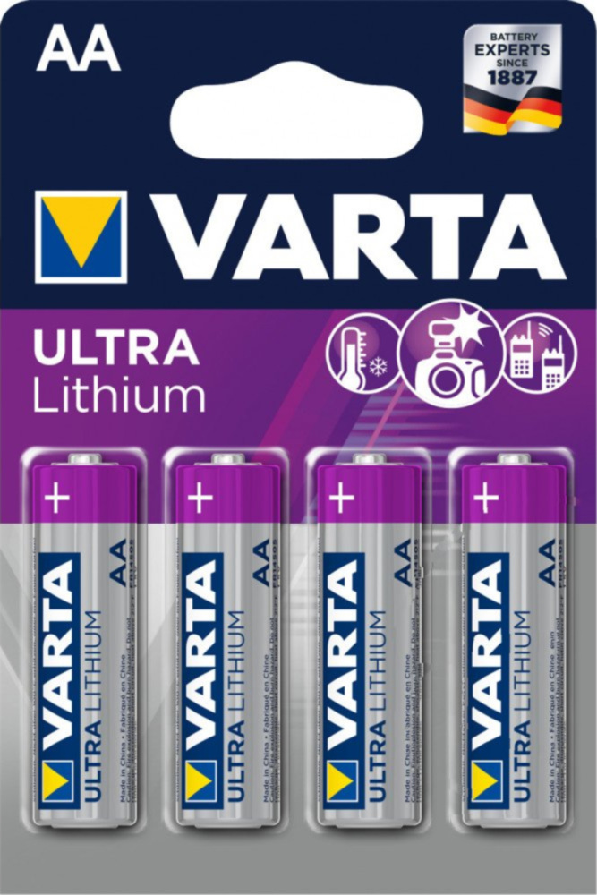 Gerätebatterie Mignon AA Varta 06106301404