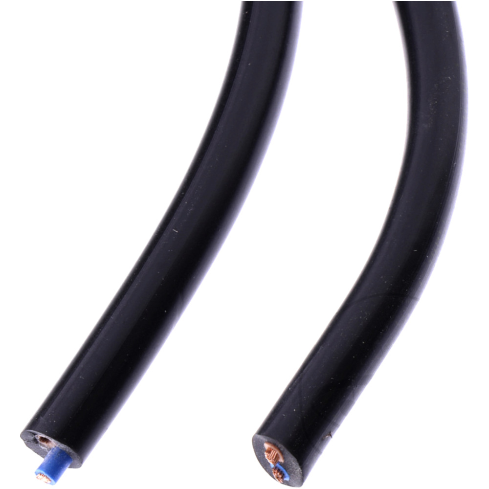 Kabel H05VV-für 2X1.5 schwarz