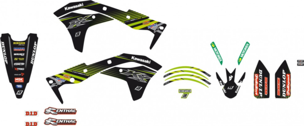 Aufkleber Satz BlackBird Racing 2424R10