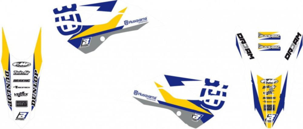 Aufkleber Satz Dream 3 BlackBird Racing 2611E