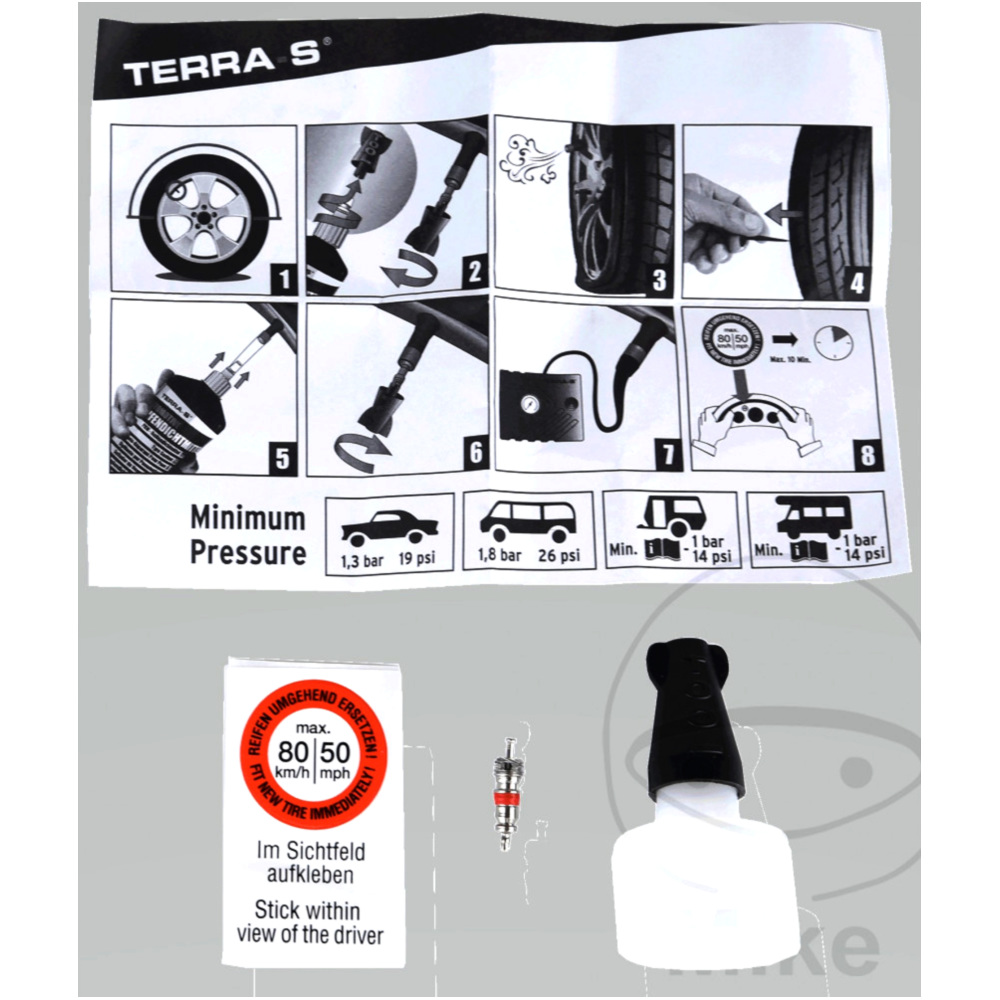 Terra-S Reifenpannen Kit T56001