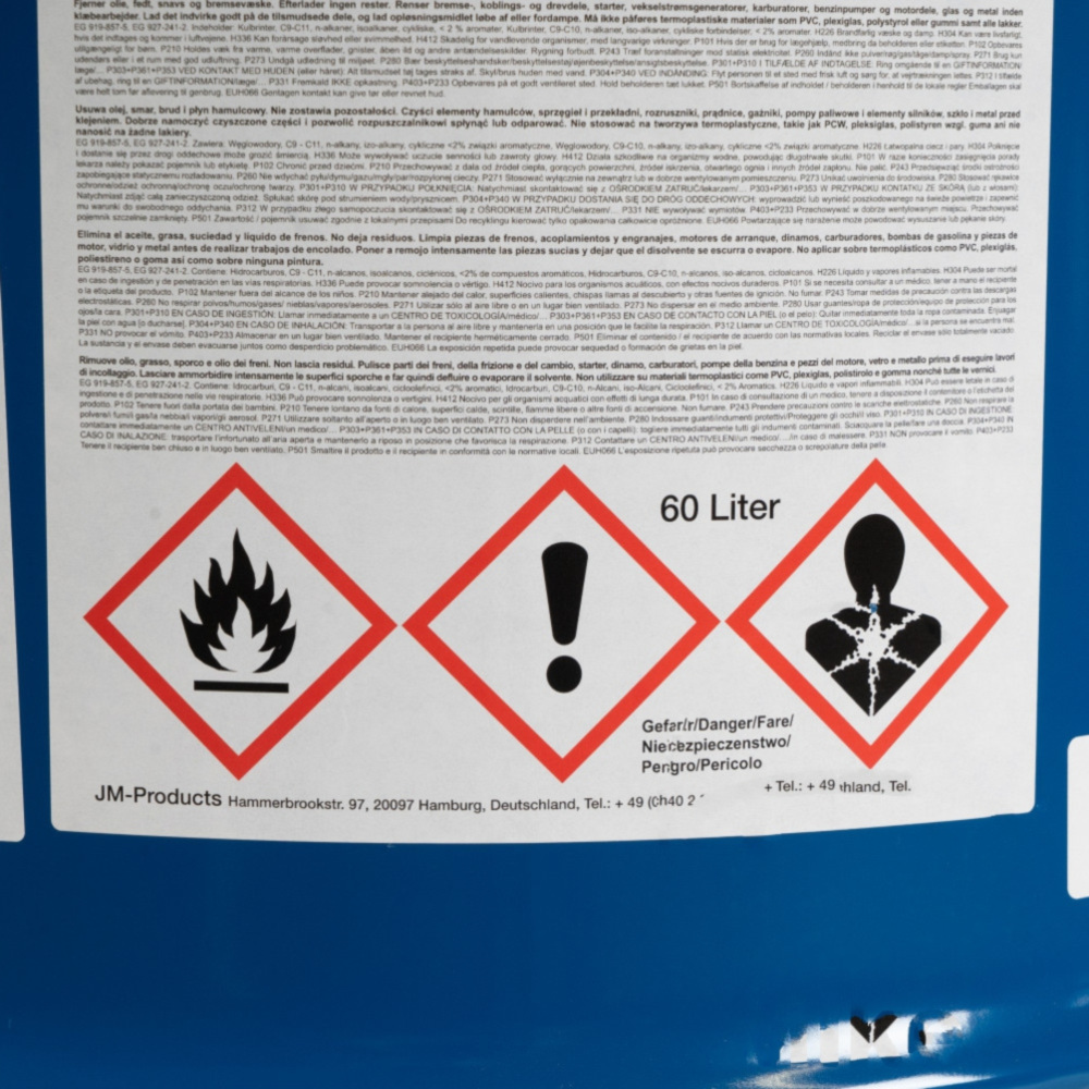 Bremsenreiniger A2 60 Liter JMC Ablasshahn Gross 5