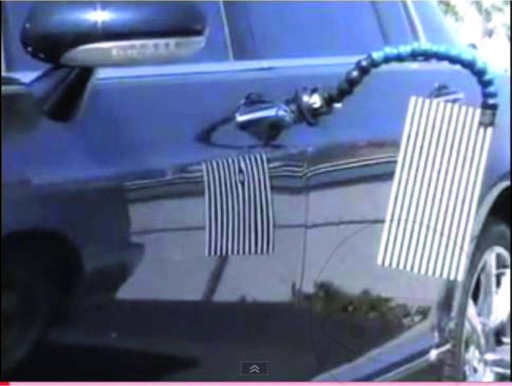 Reflexionsschild weiß