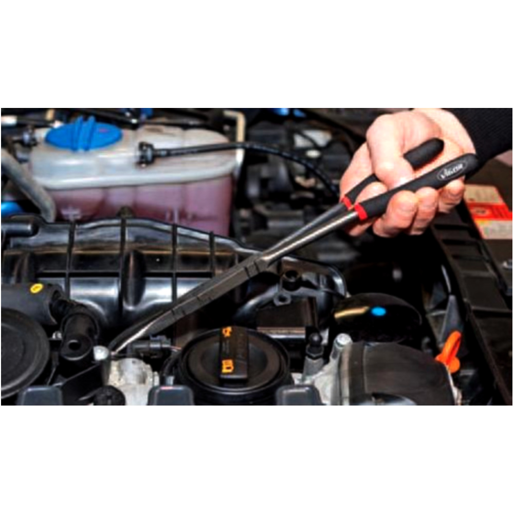 Doppelgelenkzange Flachrund