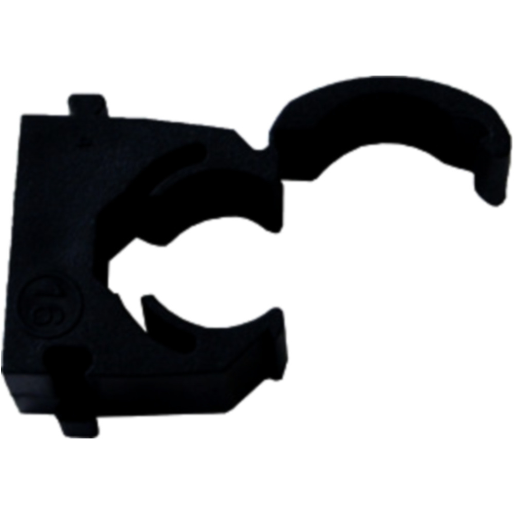 ROHRKLEMME schwarz 15mm