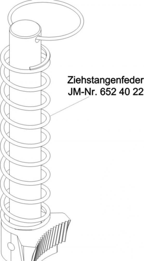 ZIEHSTANGENFEDER