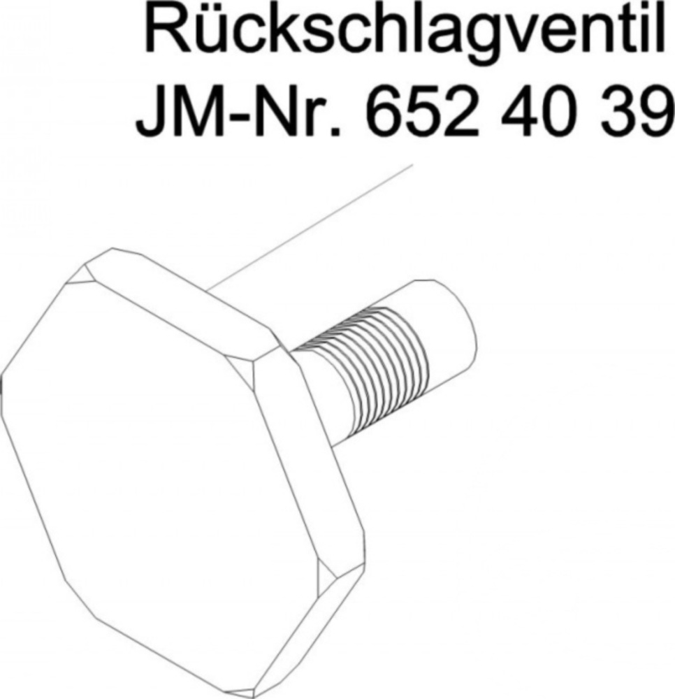 Rückschlagventil 580827