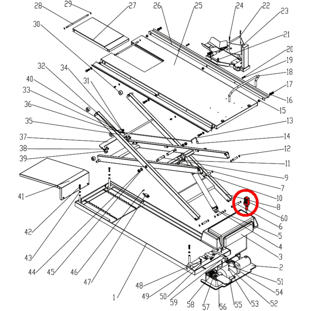 Hebebühne Fernbedienung
