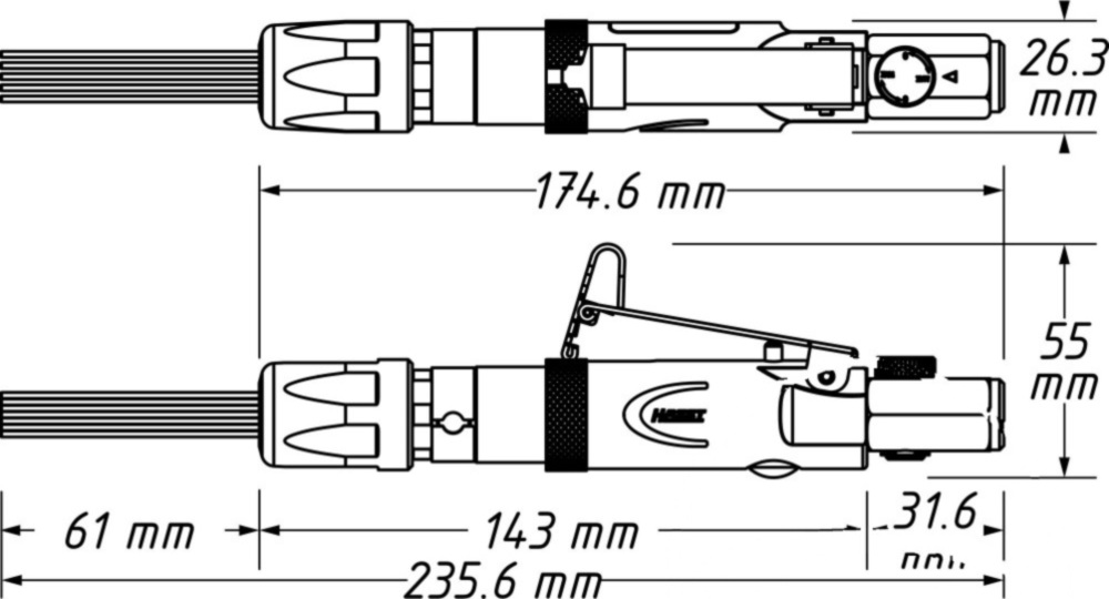 NADELENTROSTER Mini pneumatisch