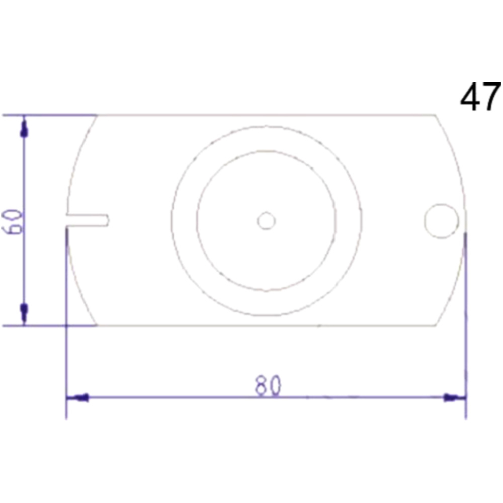 Anschlussdeckel NR.47
