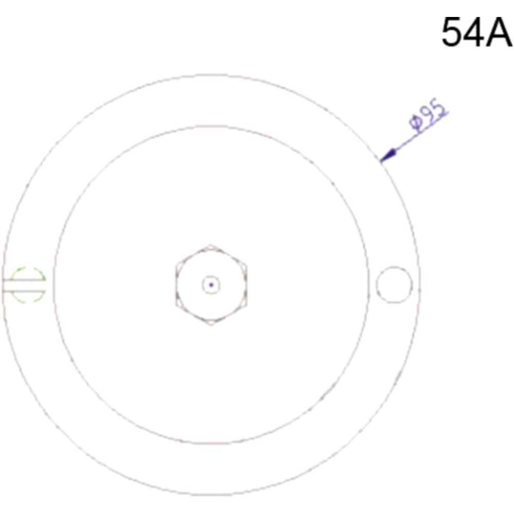 Anschlussdeckel NR.54 A