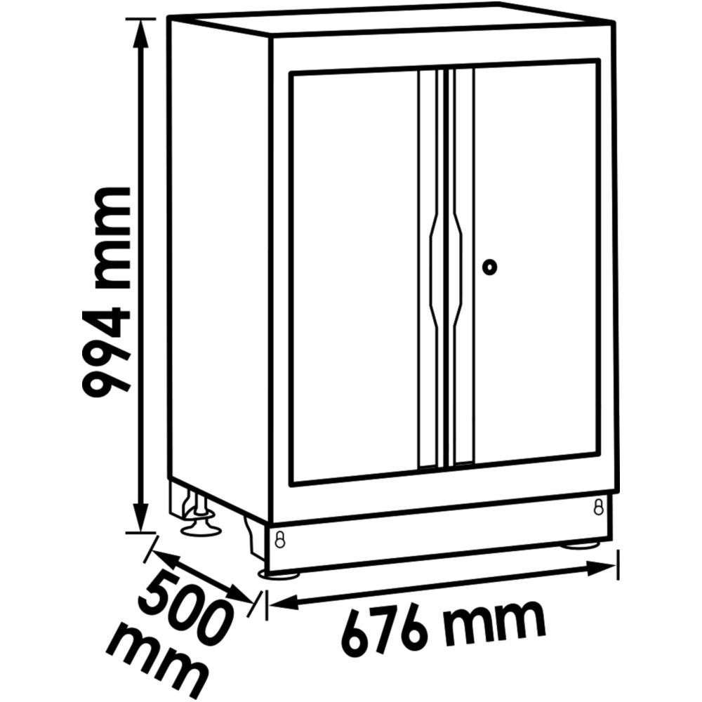 Unterschrank 676 mm V600002