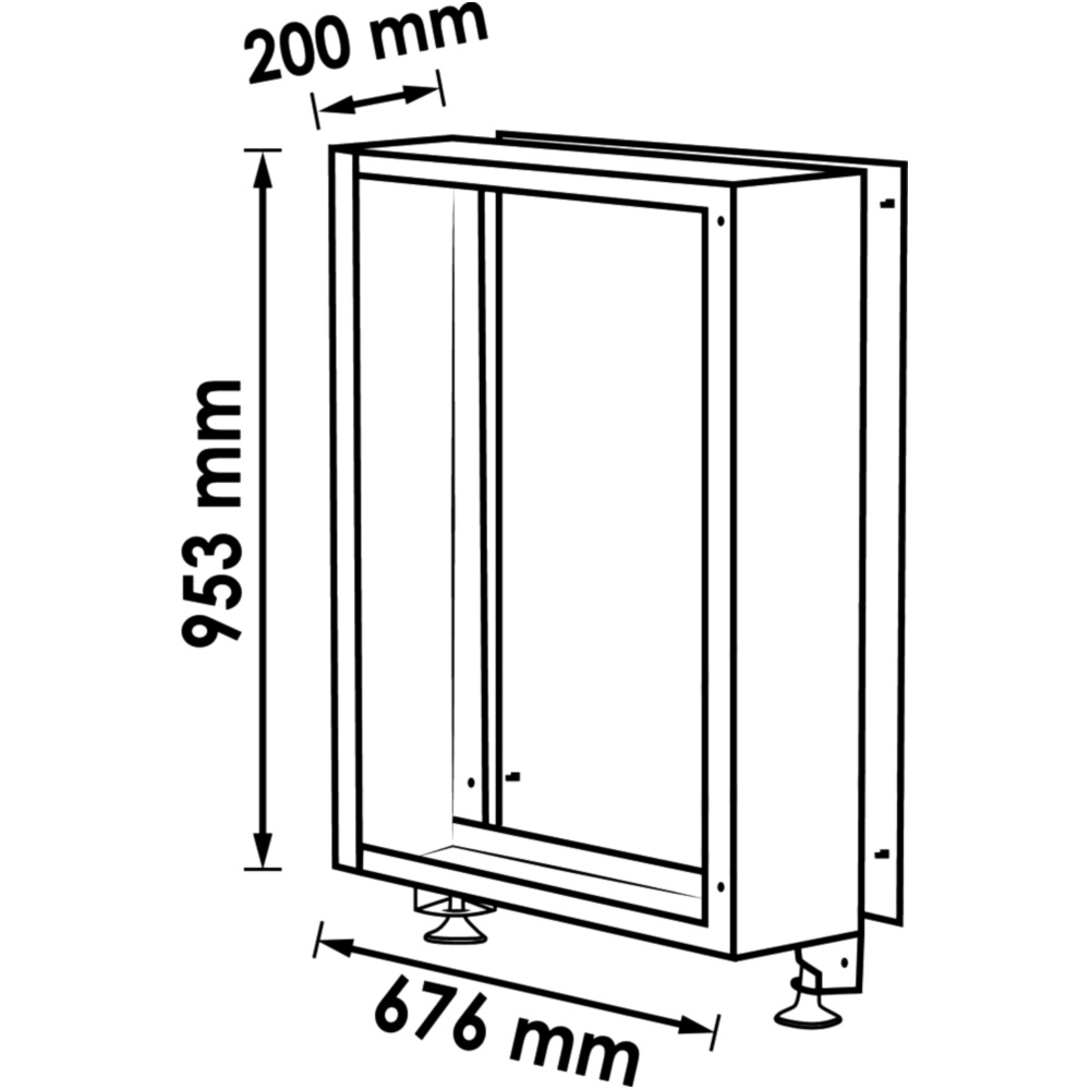 Unterschrank 676 mm V6000042