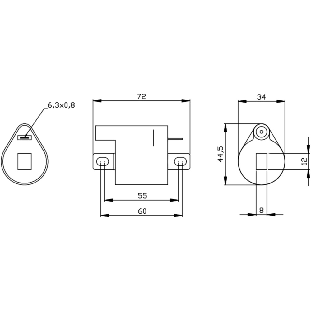 Zündspule 12V 1057836