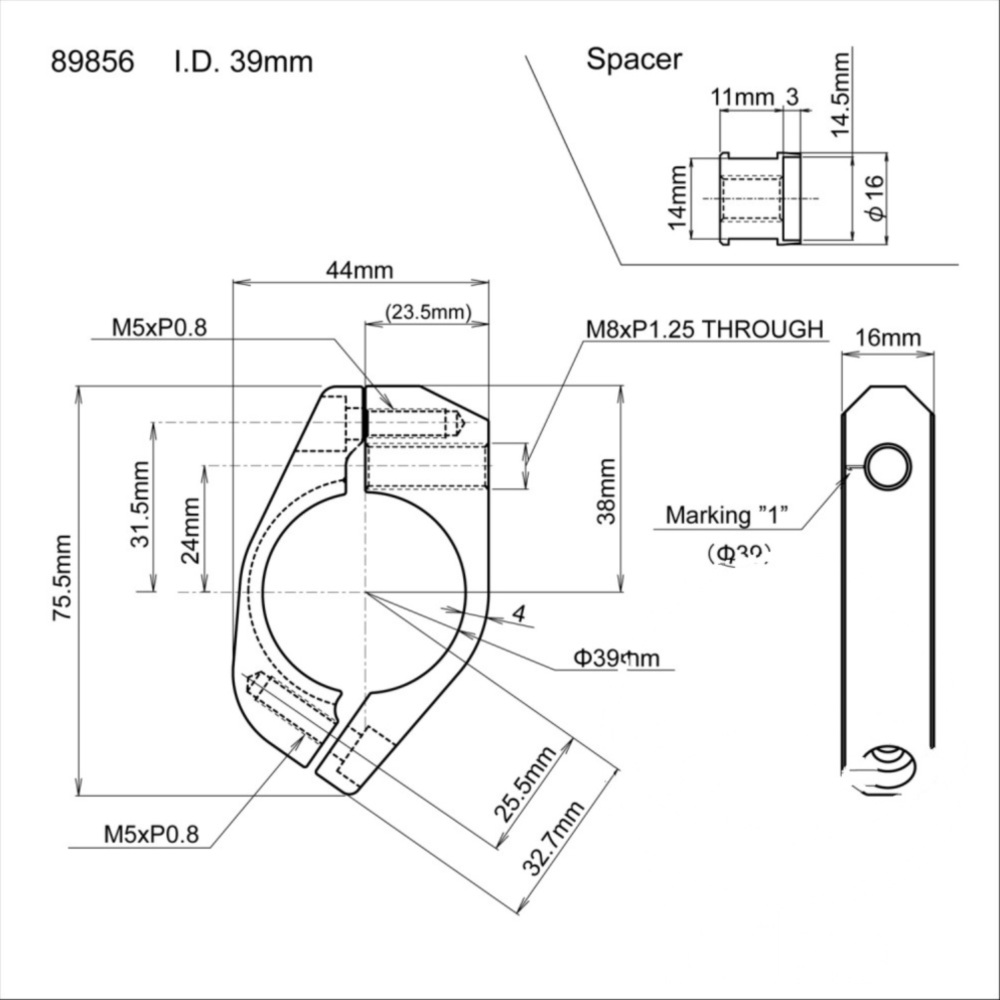 Standrohrschelle Daytona 1083682