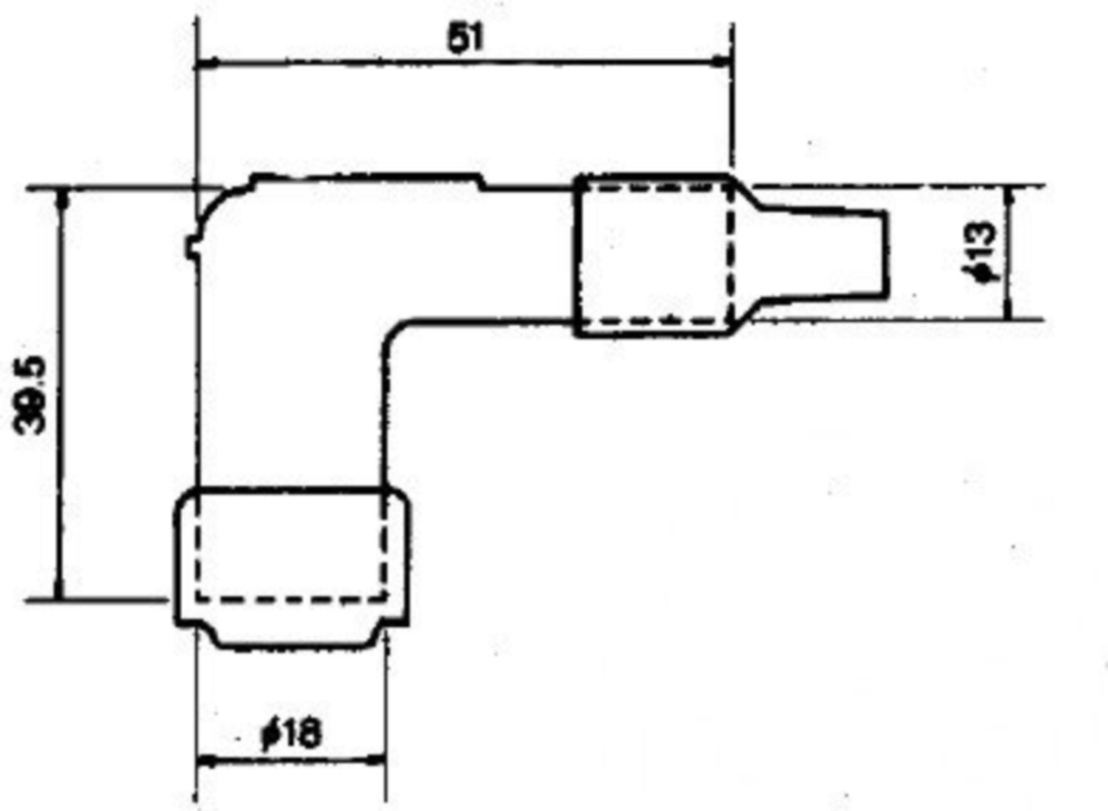 Zündkerzenstecker LB05E-R rot NGK