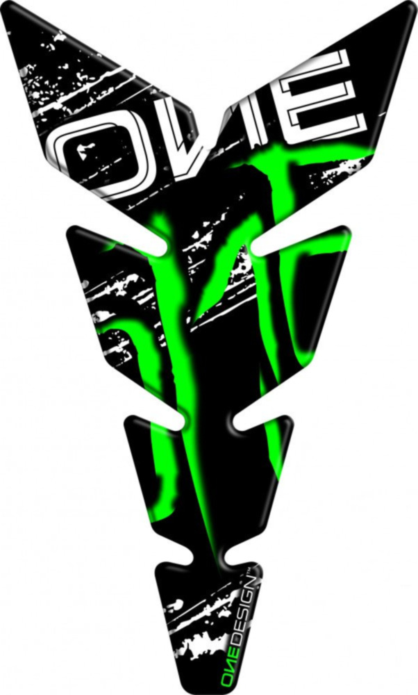 Tankprotektor schwarz matt grün