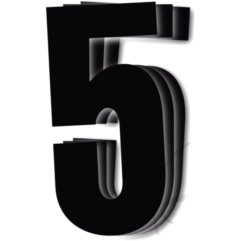 Startnummern NR.5 BlackBird Racing